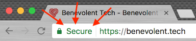 "secure in browser header"