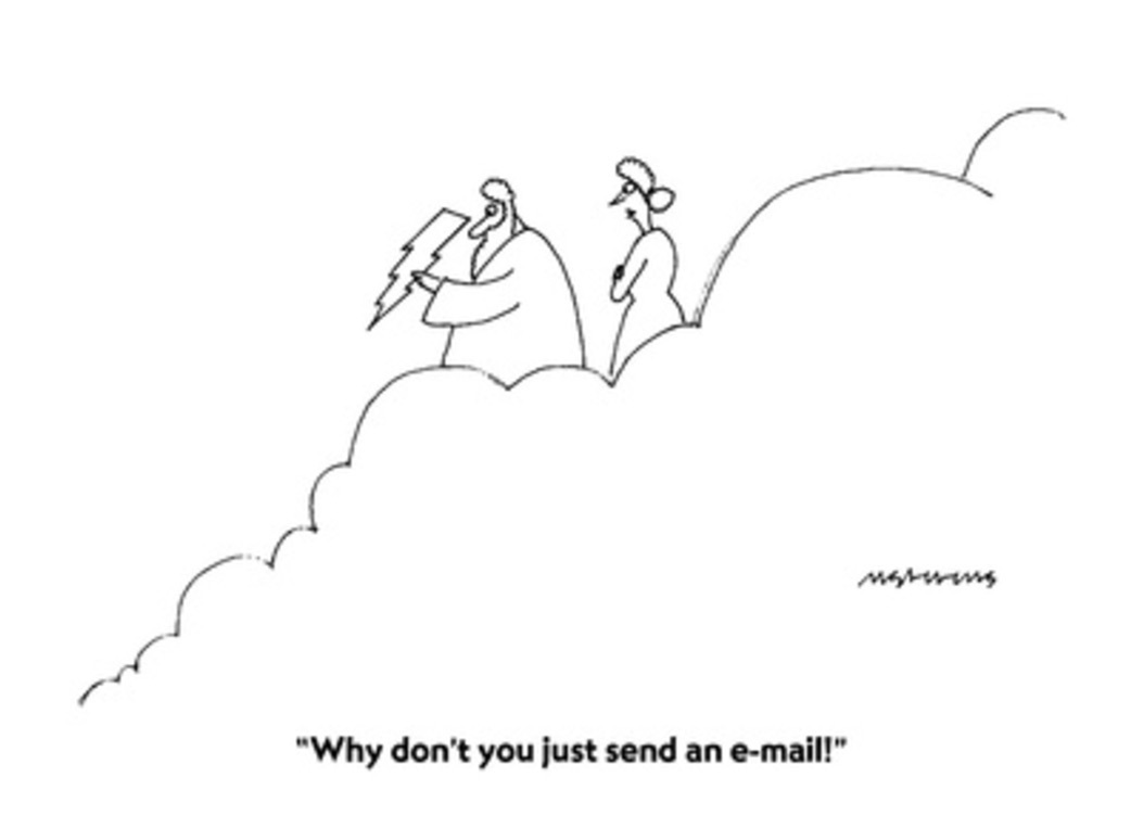 "Just send the email!"